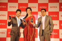 Anushka Launches INTEX Aqua Smartphone